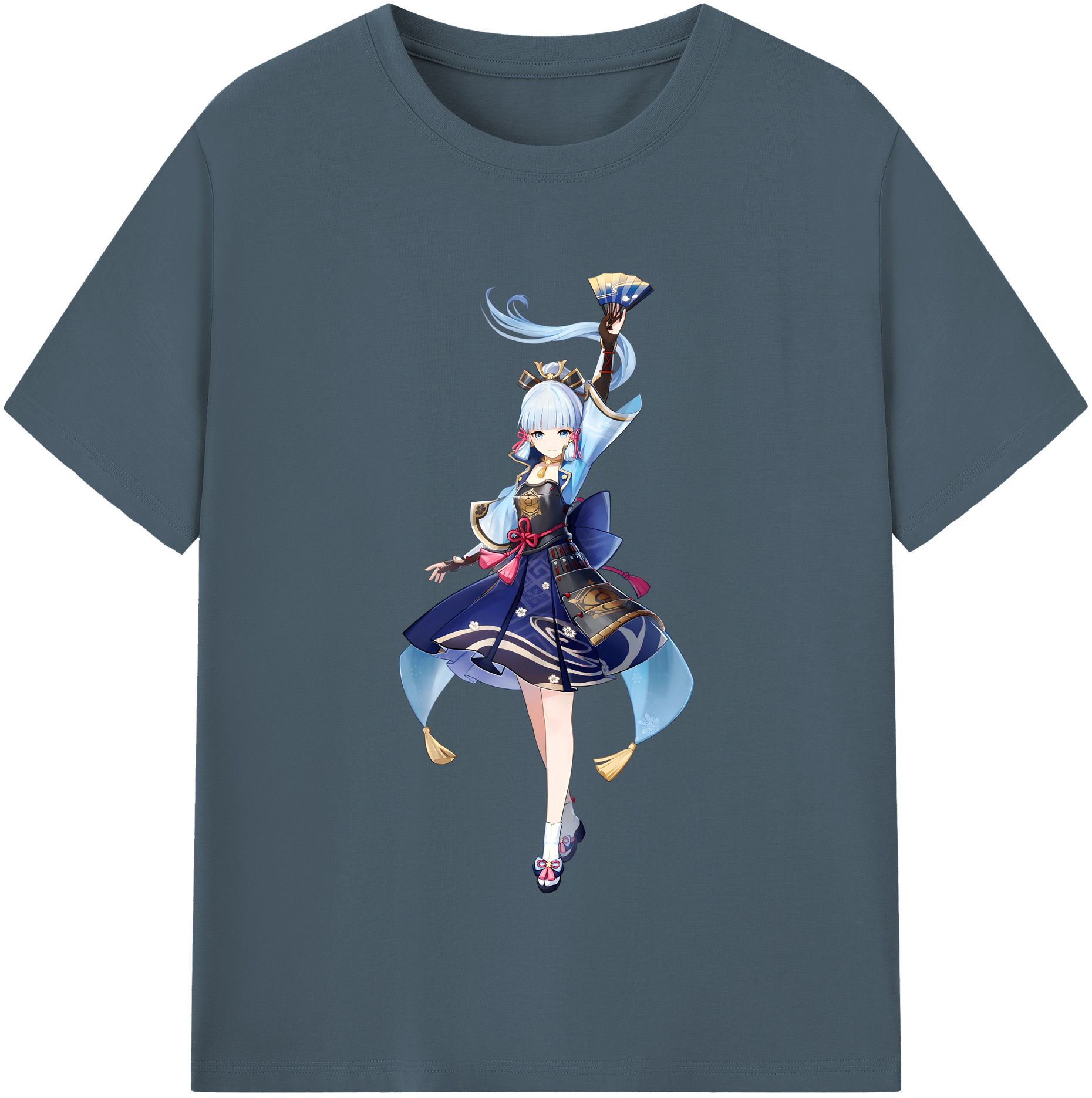げんし神 神里綾華 神宮寺レン genshin Kamimiya Ren 綿100％半袖Tシャツ（フロントプリント）